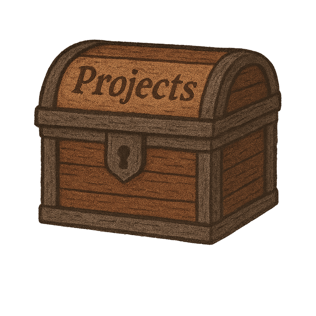 Closed treasure chest
